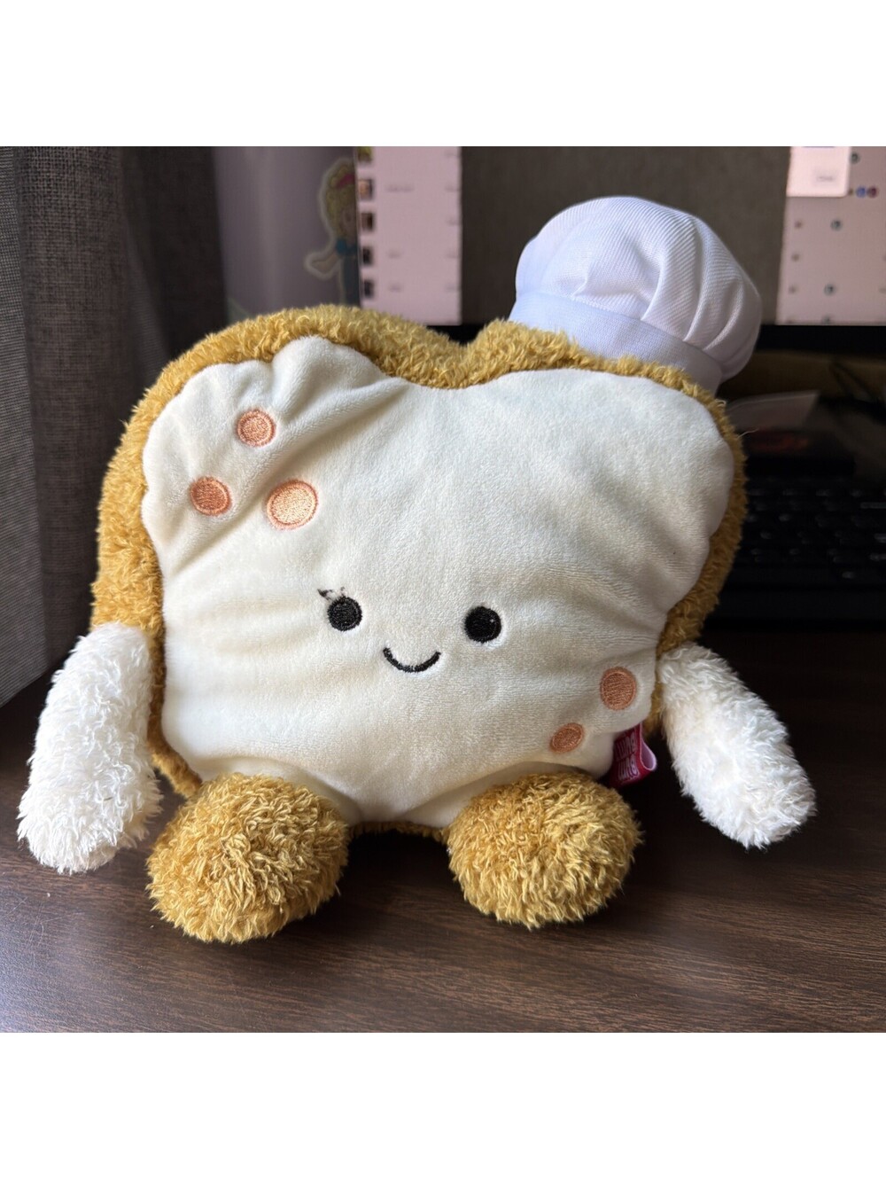 New BUM BUMZ by Russ Jazwares Barb the slice of bread 7.5" BakerBumz